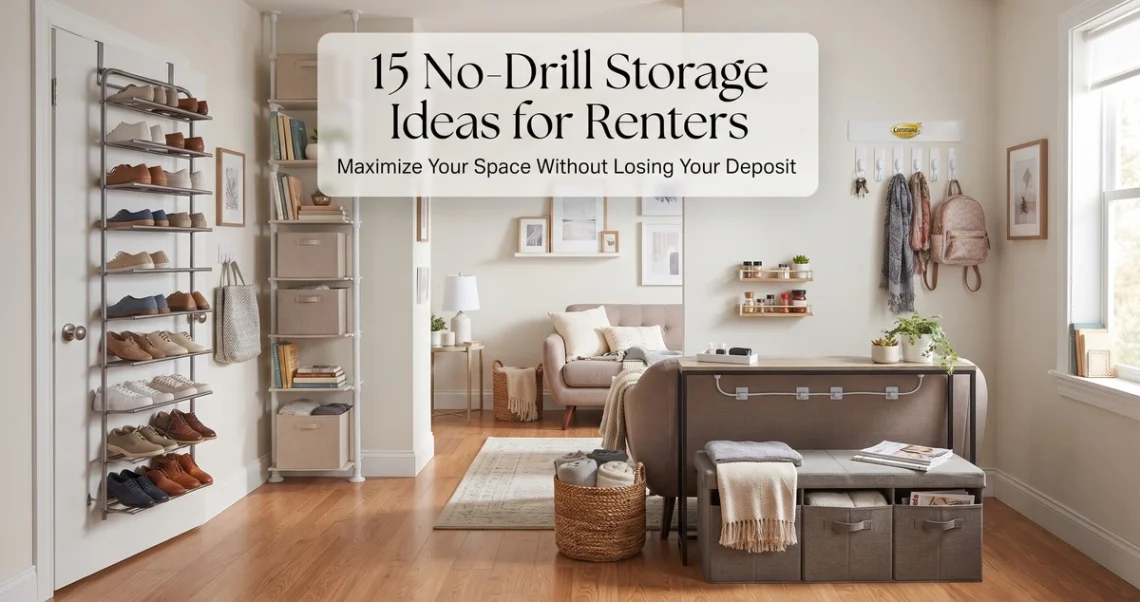 15 No-Drill Storage Ideas for Renters