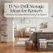 15 No-Drill Storage Ideas for Renters
